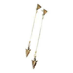 Arrowhead Long Post Earrings